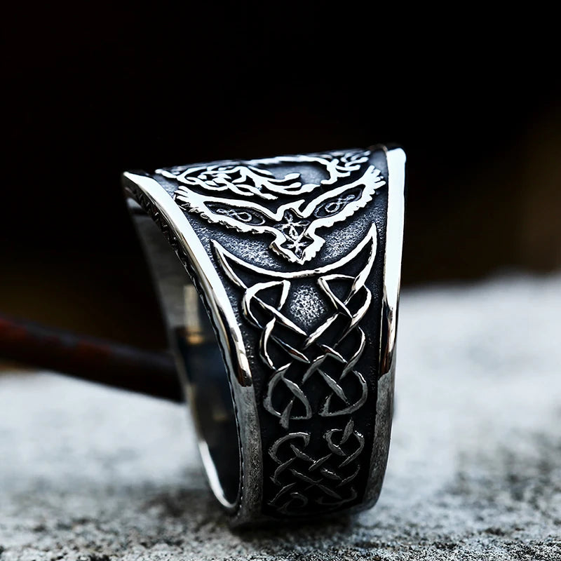 Tree of Life Viking Signet Ring