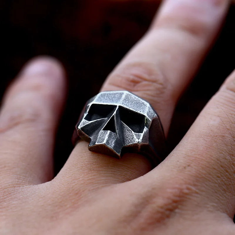 Dark Mech Skull Ring