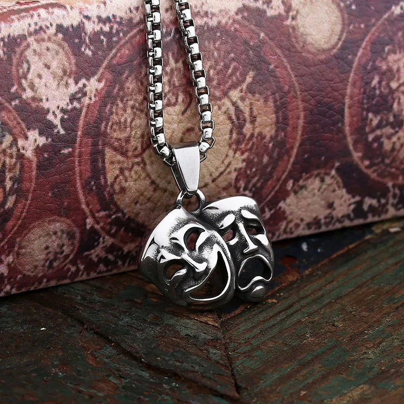 Haunted Duality Pendant Necklace
