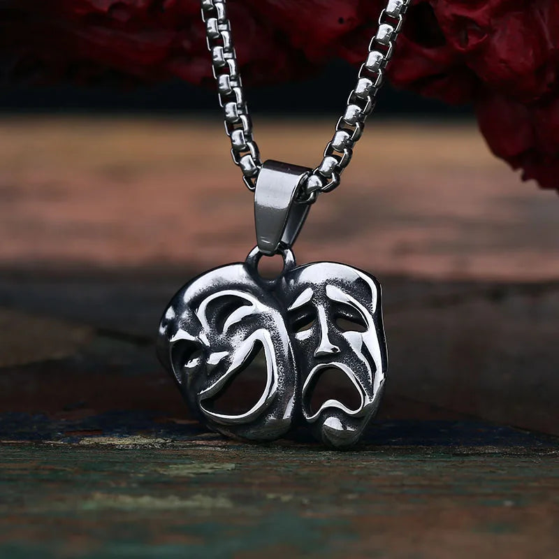 Haunted Duality Pendant Necklace