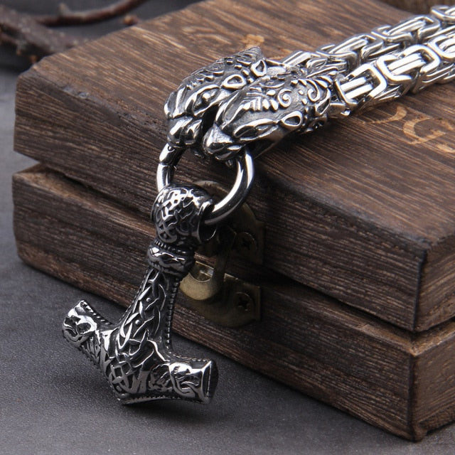 Njord's Anchor - Silver Necklace