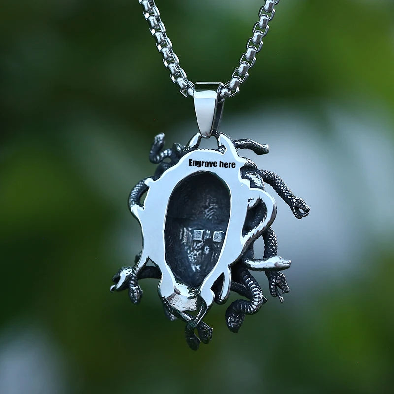 Gorgon’s Wrath Medusa Pendant Necklace