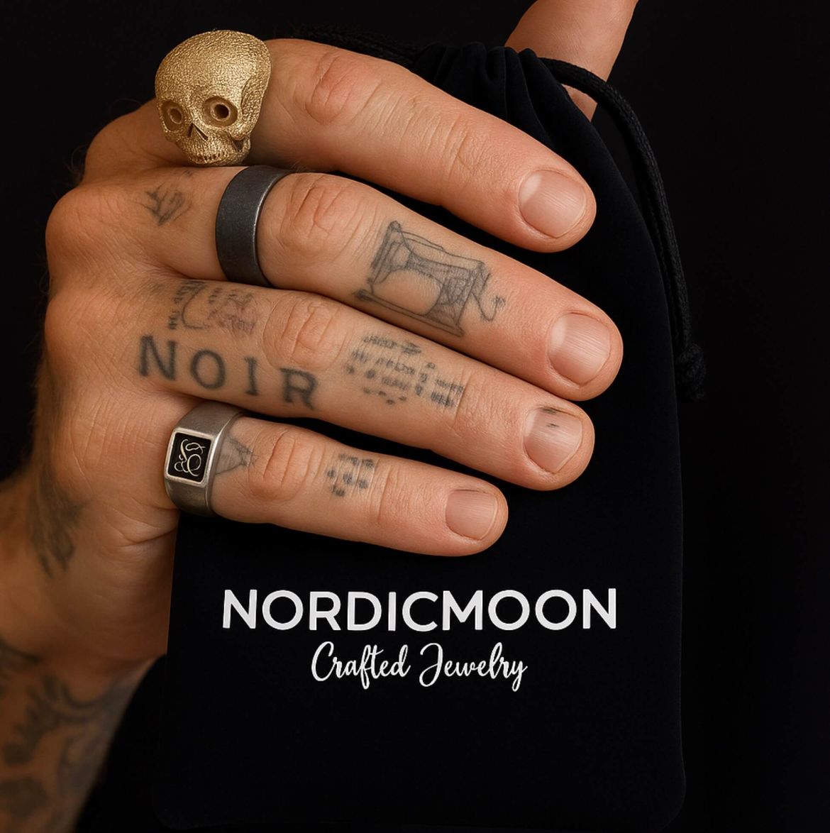 Vegvisir - Hexagon Ring