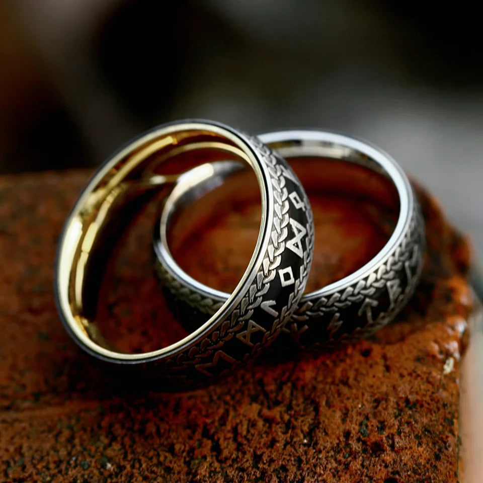 Nordic Rune Amulet Ring