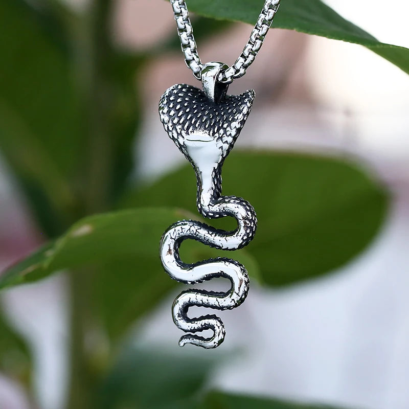 Venomfang Cobra Pendant Necklace