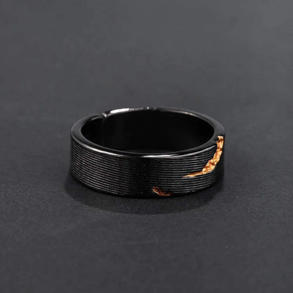Dark Storm Gothic Lightning Ring