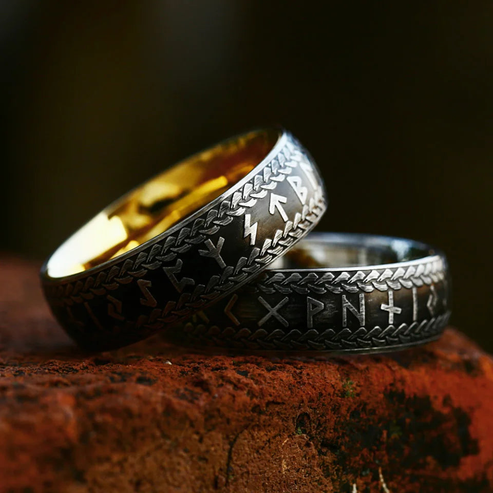 Nordic Rune Amulet Ring