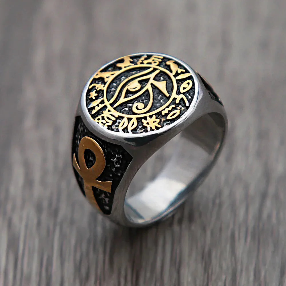 Eye of Horus Amulet Ring