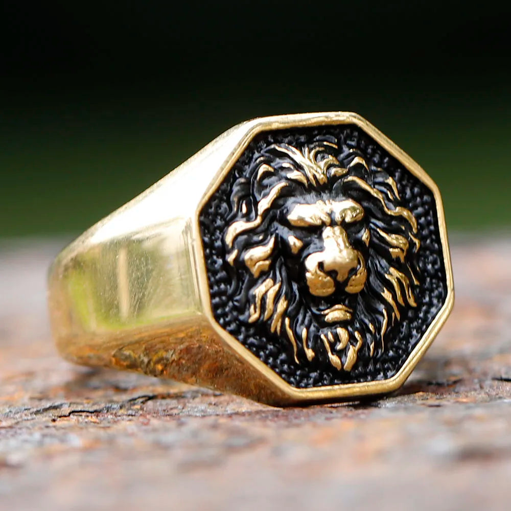 Savage Tiger Head Ring