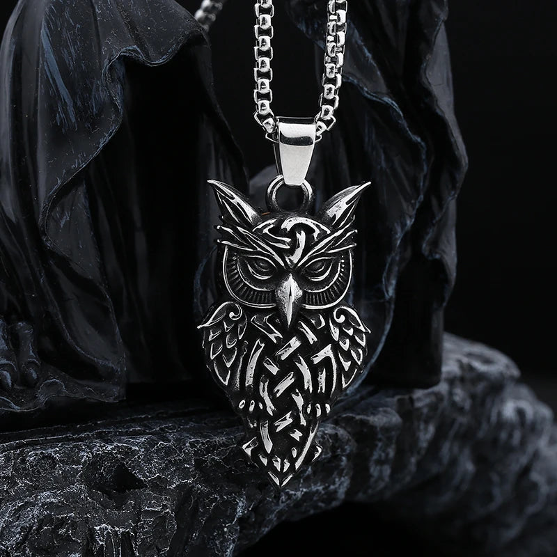 Majestic Owl Pendant Necklace