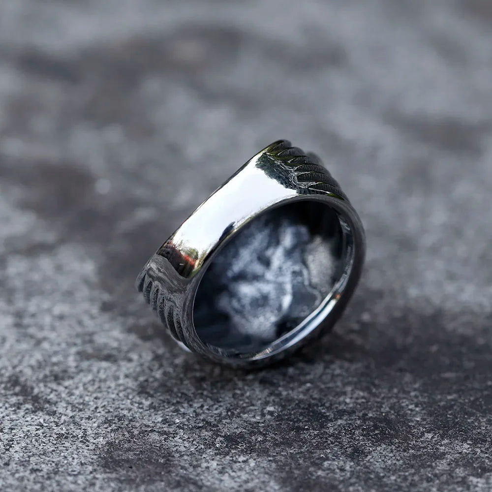 Death’s Head Skull Moth Ring