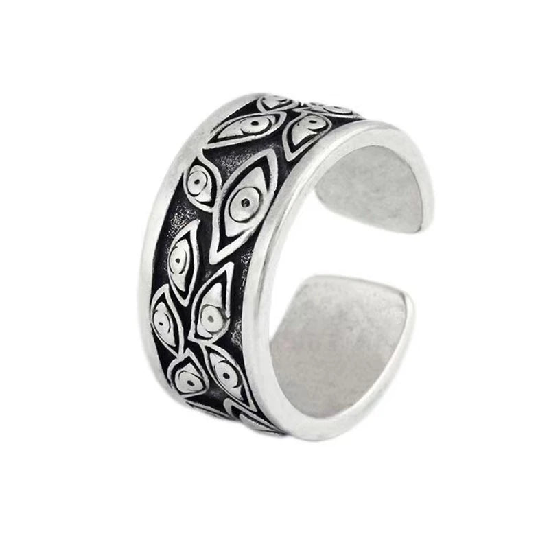 Retro Devil’s Eyes Gothic Ring