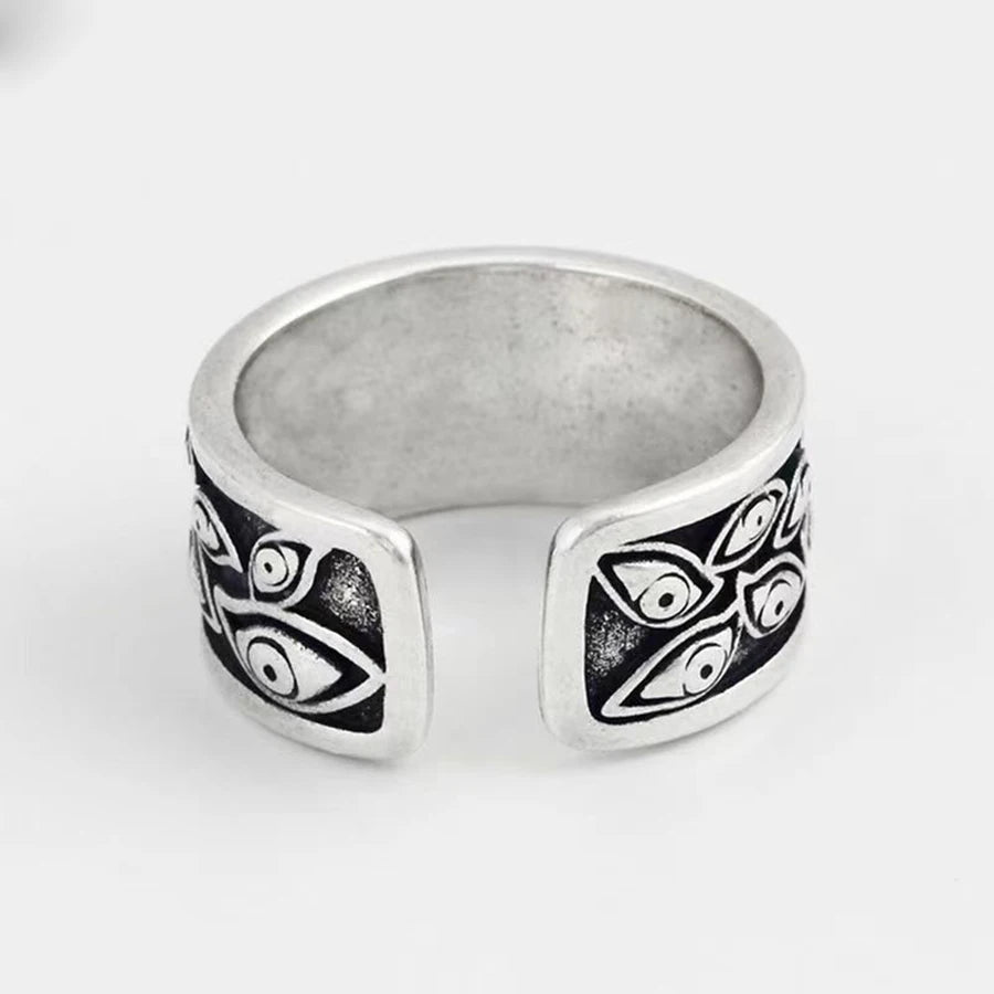 Retro Devil’s Eyes Gothic Ring
