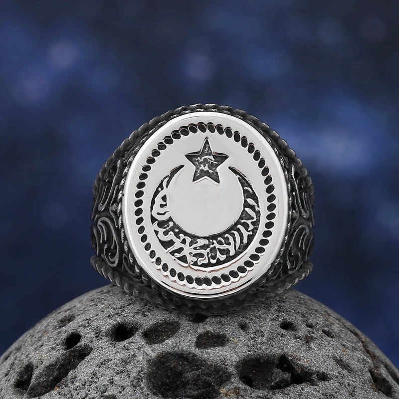 Nightfall Eclipse Moon & Star Ring