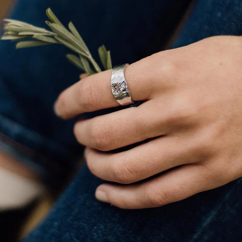 Sunset Valley Punk Gothic Ring