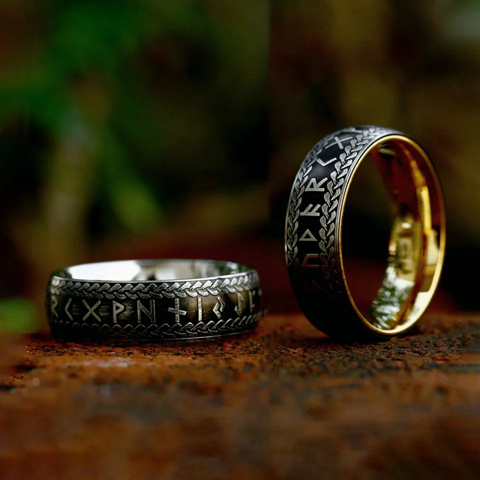 Nordic Rune Amulet Ring
