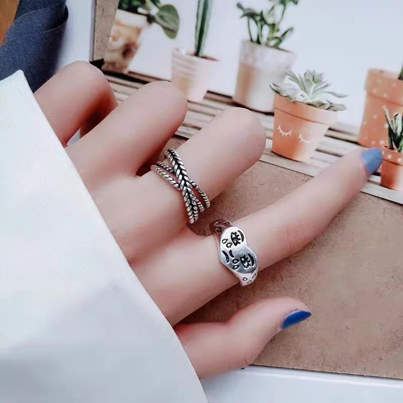 Crying Heart Gothic Ring