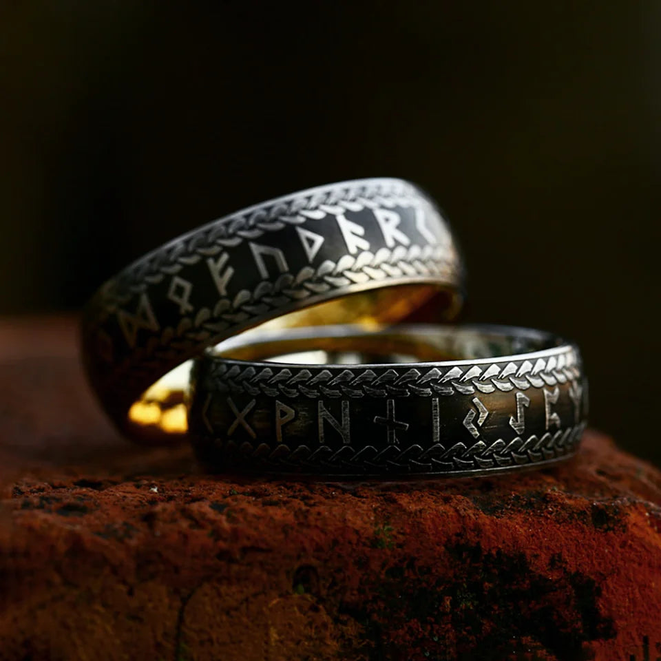 Nordic Rune Amulet Ring