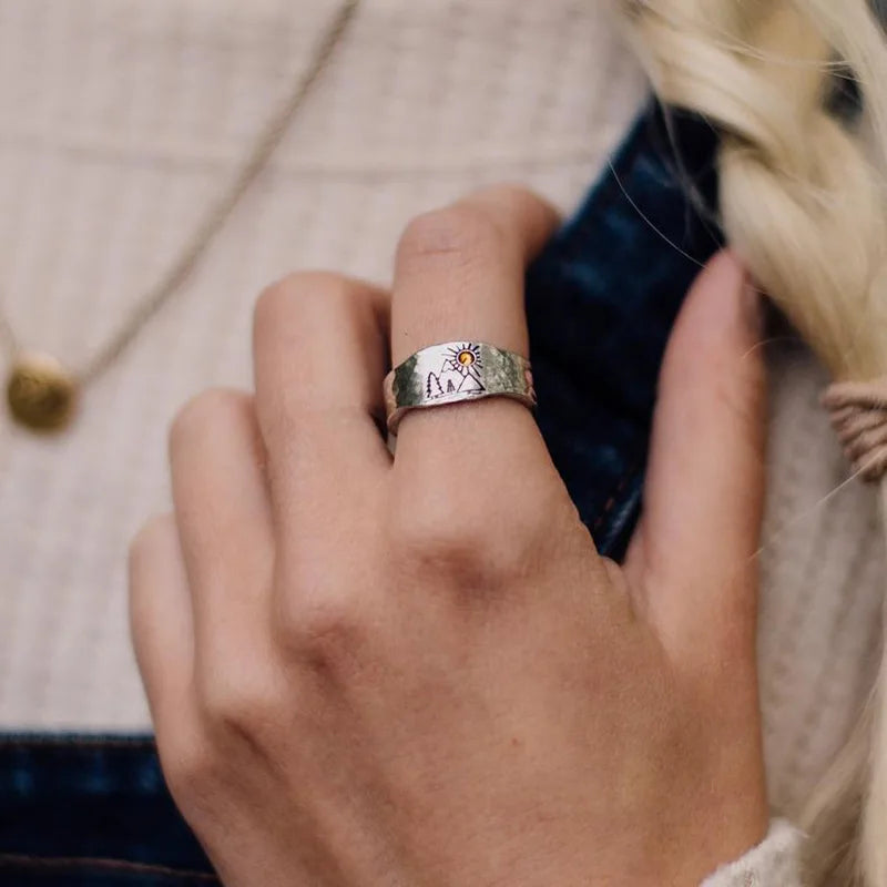 Sunset Valley Punk Gothic Ring
