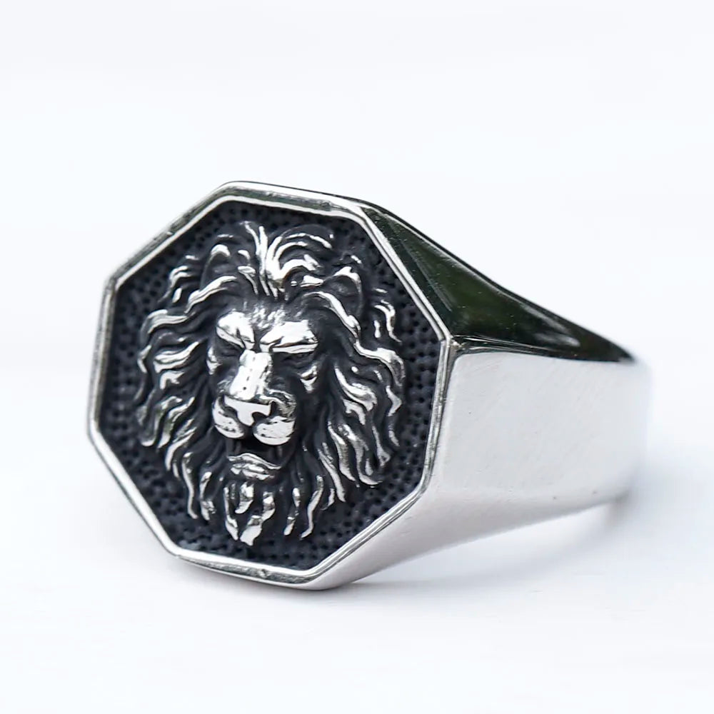 Savage Tiger Head Ring