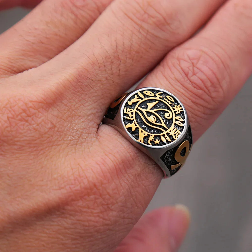 Eye of Horus Amulet Ring