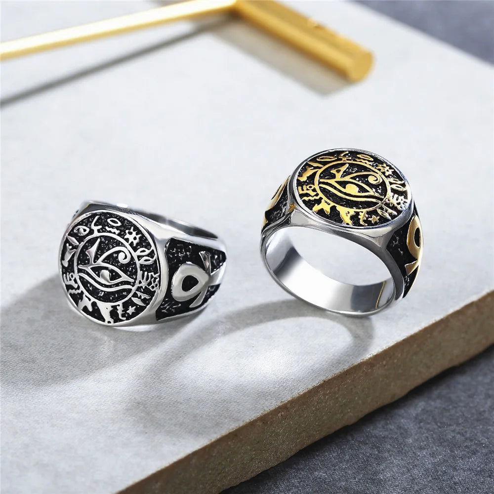 Eye of Horus Amulet Ring