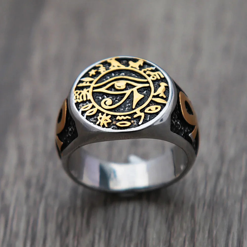 Eye of Horus Amulet Ring