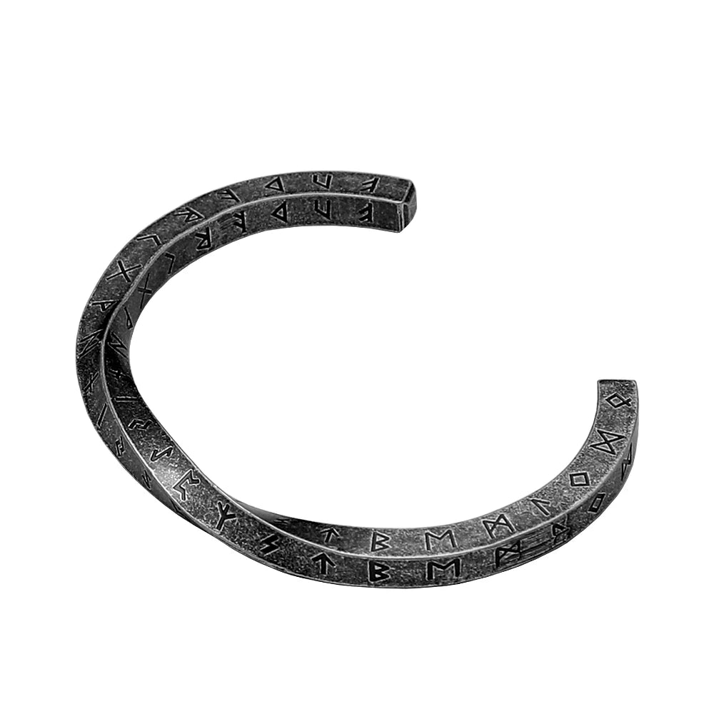 Nordic Rune Viking Bangle Bracelet