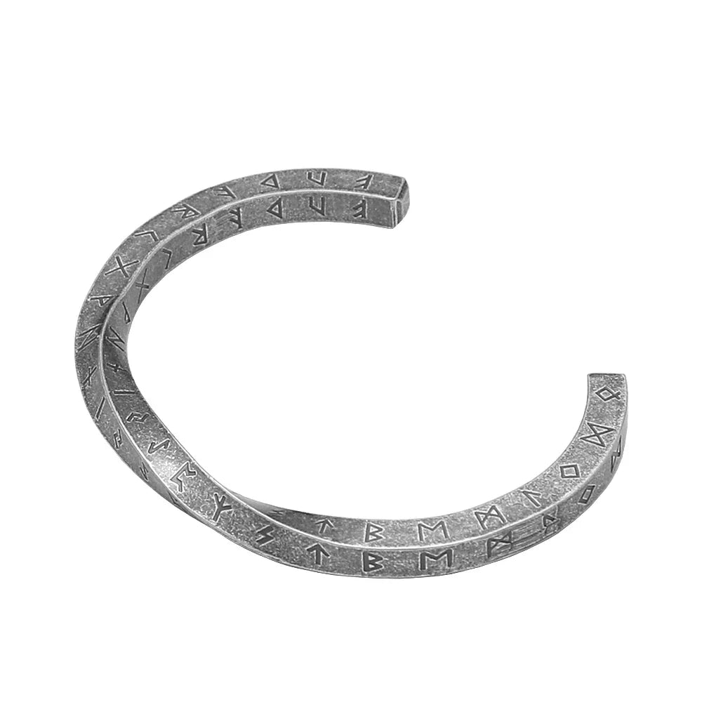 Nordic Rune Viking Bangle Bracelet