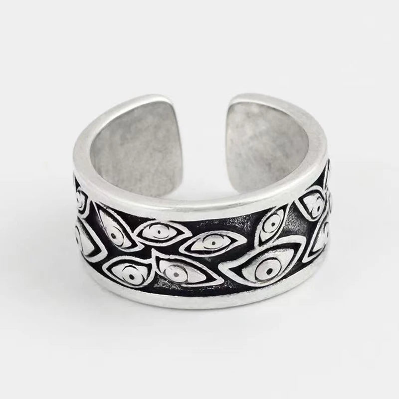 Retro Devil’s Eyes Gothic Ring