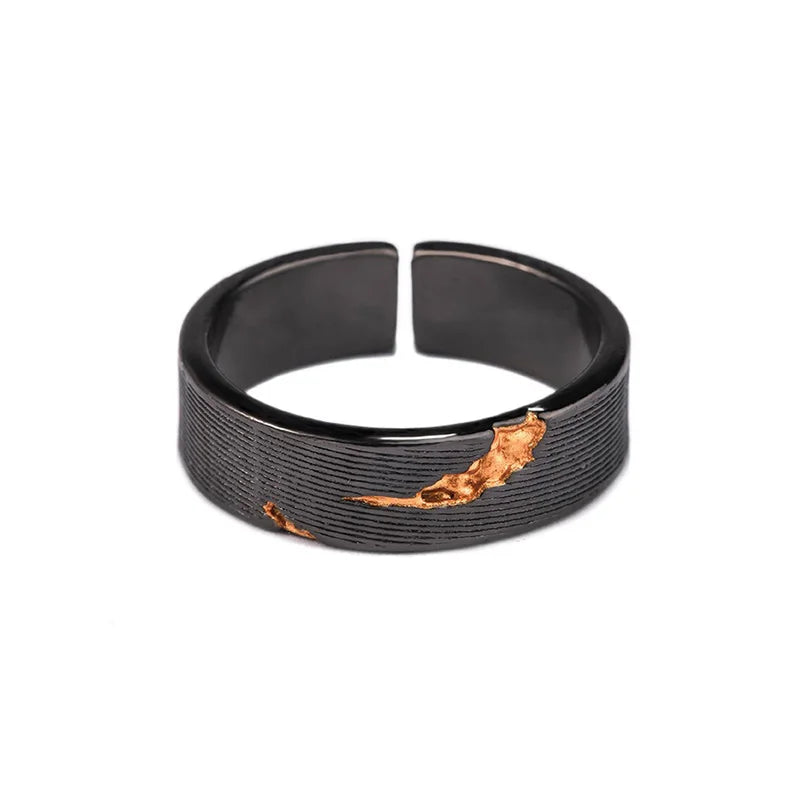 Dark Storm Gothic Lightning Ring