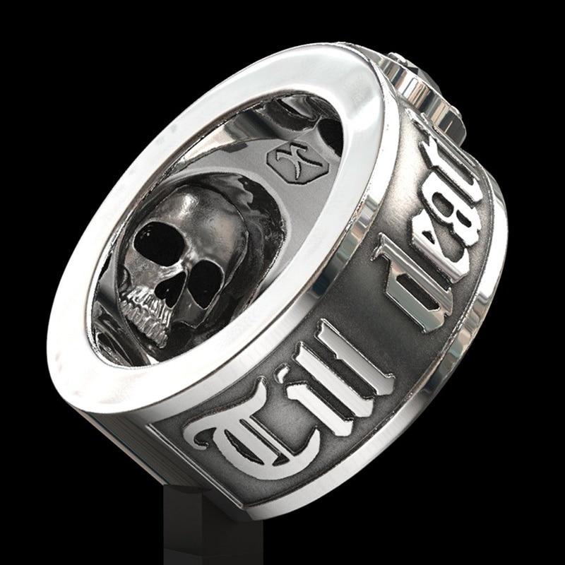 'Til døden skiller os ad' Crystal Skull Ring 